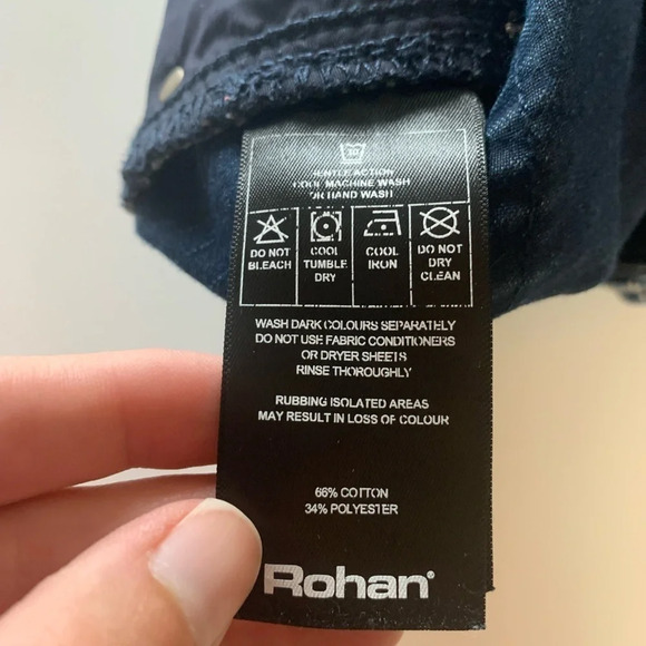 Rohan Women’s Straight Leg Blue Jeans Sun Protective Clothing UPF 40+ Size 16R - Picture 9 of 14